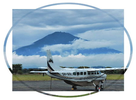 Mt. Meru from Arusha Airport