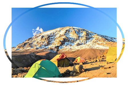 Camp at Mt. Kilimanjaro